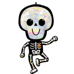 SuperShape Holographic Iridescent Bare Bones Skeleton Foil Balloon