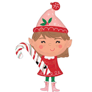 Merry Christmints Elf Supershape Foil Christmas Balloon