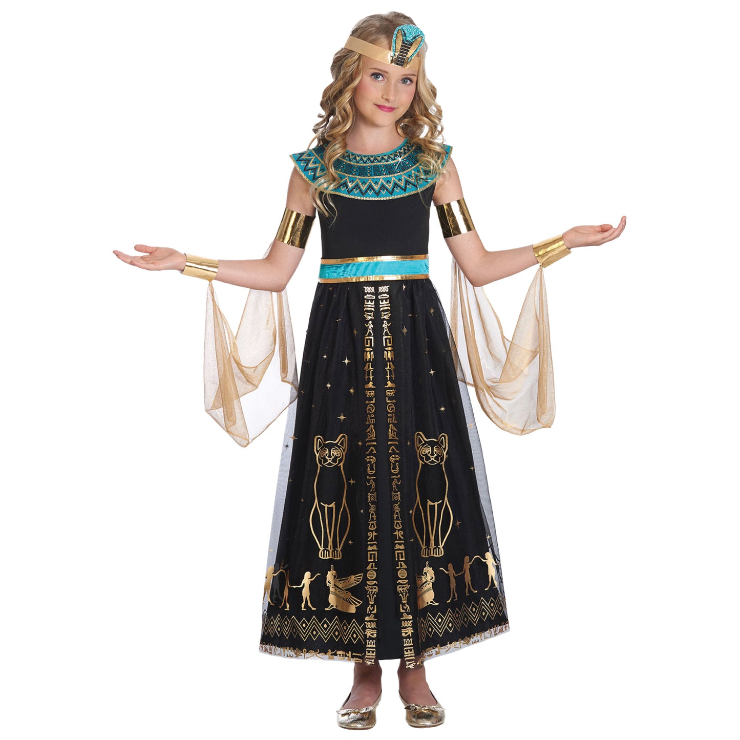Dazzling Cleo Girls Costume 8-10
