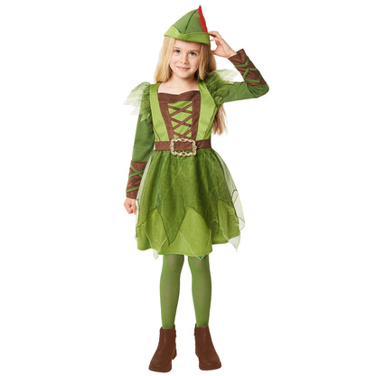 Peter Pan Girls Costume 10-12yrs