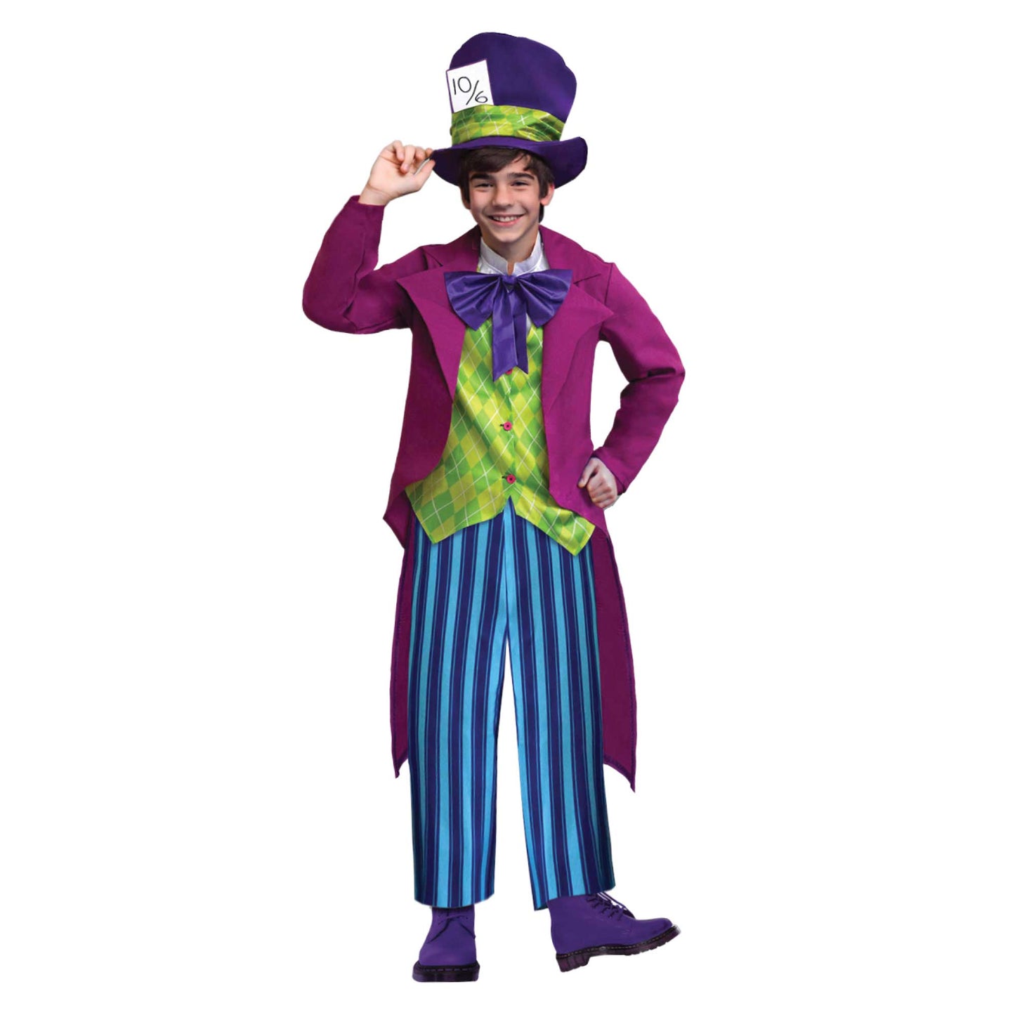 Mad Hatter Boys Costume 6-8yrs
