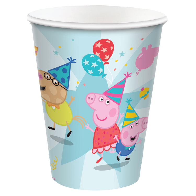 Peppas Party 266ml Paper Cups Pack of 8
