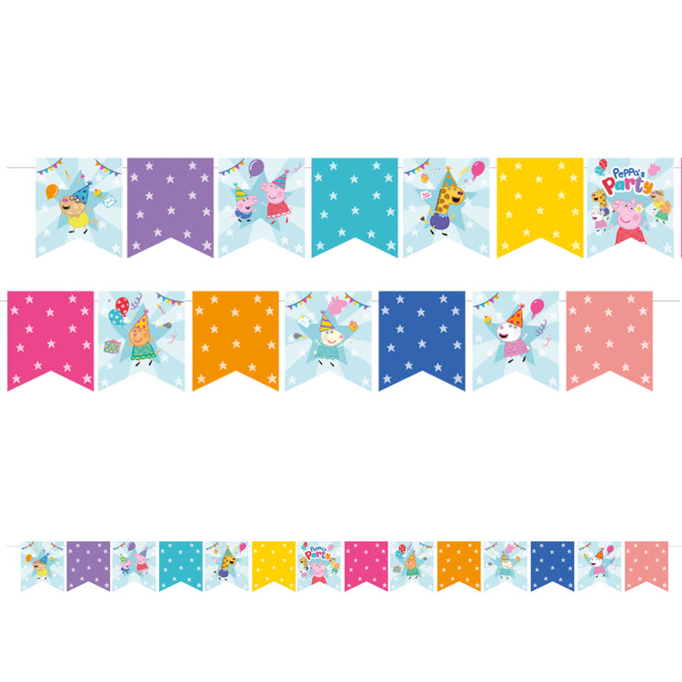 Peppas Party Print Banner