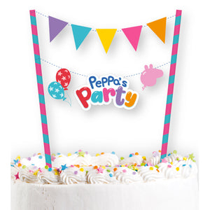 Peppas Party Cake Pick