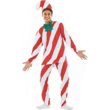 Morph Costume Candy Cane Mens Christmas Costume Size Medium