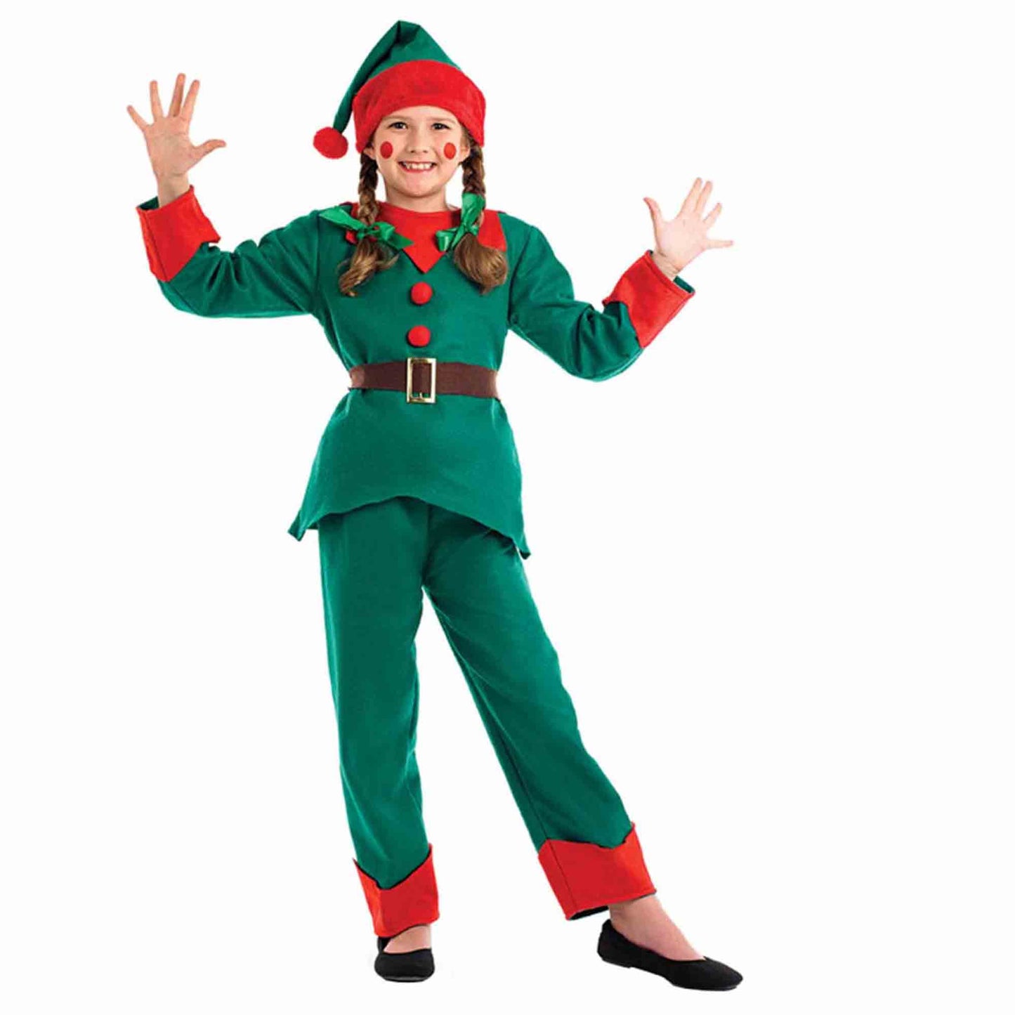 Morph Costume Elf Kids Christmas Costume 10-12 Years