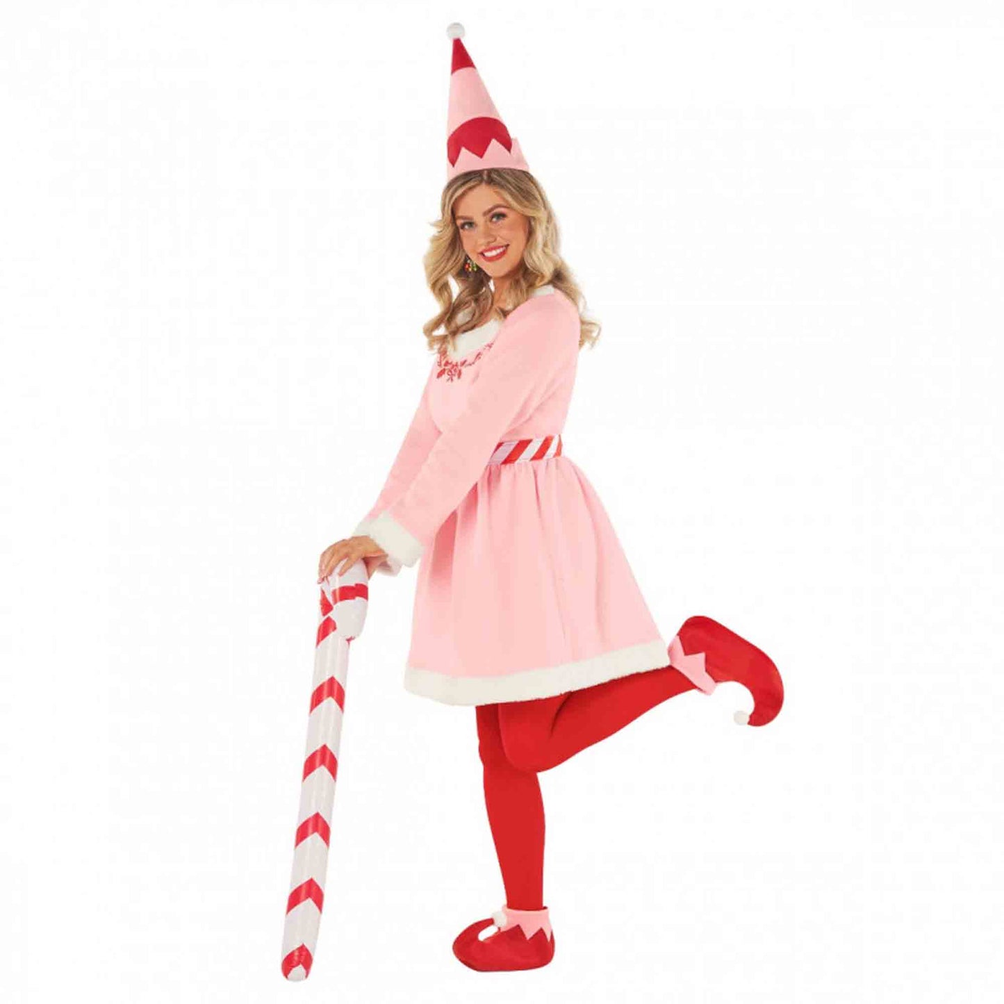 Morph Costume Christmas Elf Pink Dress Womens Christmas Costume Size 20-22