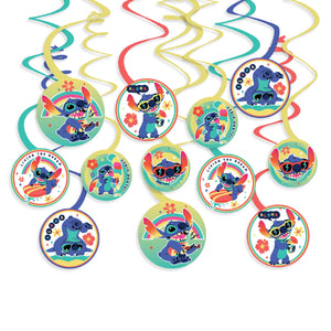Lilo and Stitch Paper Spiral Decorations