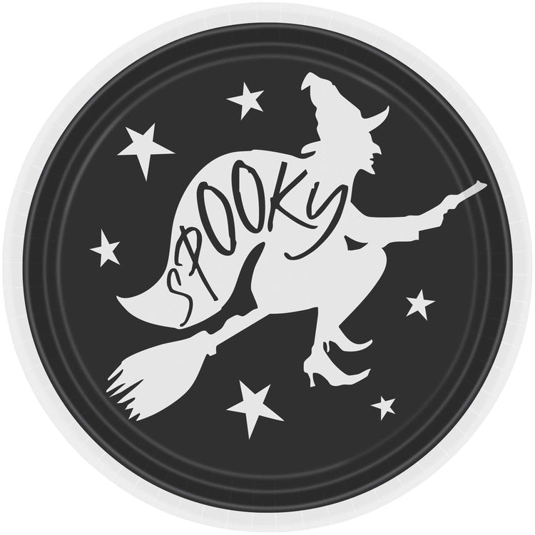 Fright Night 23cm Round Paper Plates Pack of 8