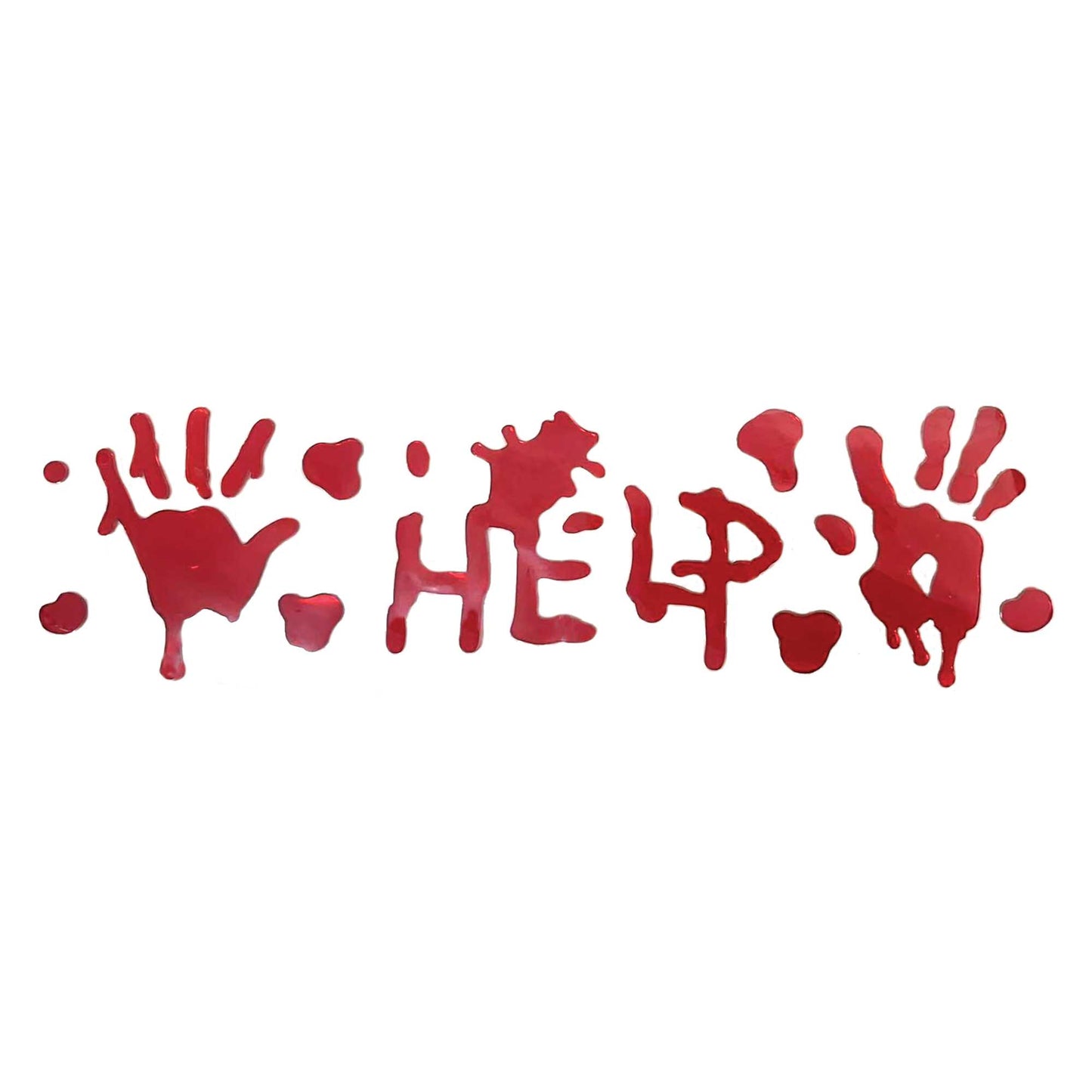 Fright Night Bloody Clings Window Decoration 46cm