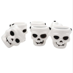 Fright Night Skulls Mini Bucket Pack of 6