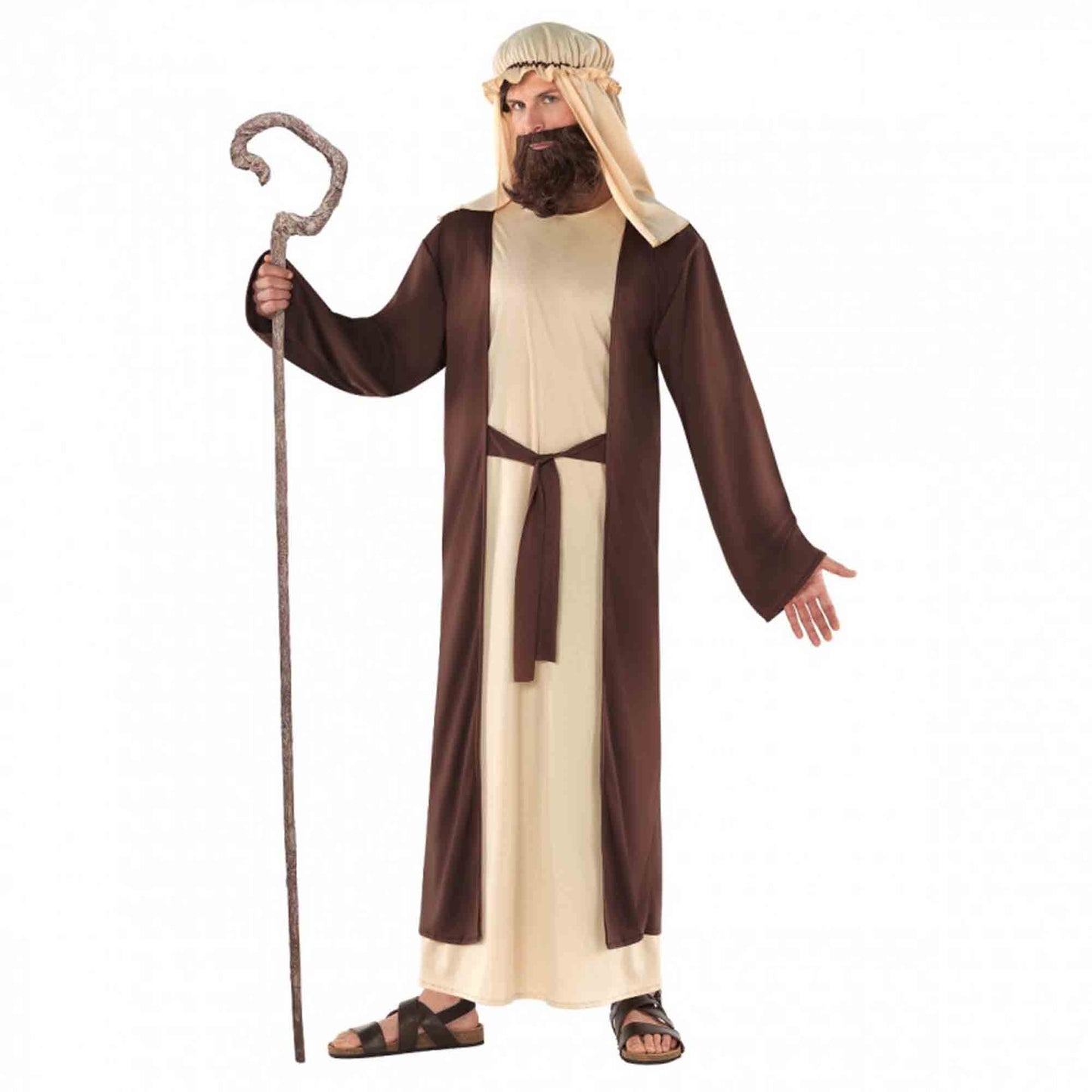 Morph Costume Nativity Joseph Brown Mens Christmas Costume Size X-Large