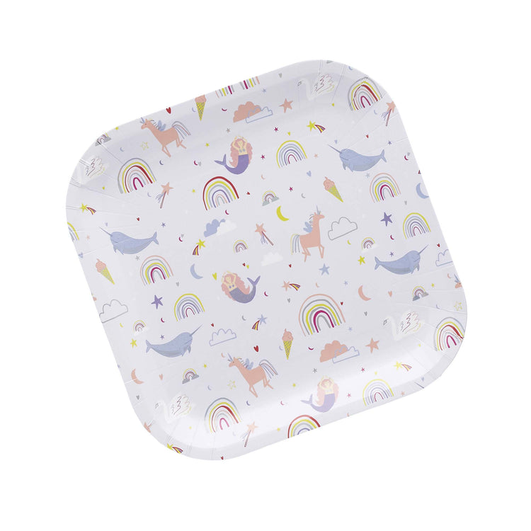 Enchanted 23cm Paper Plates NPC