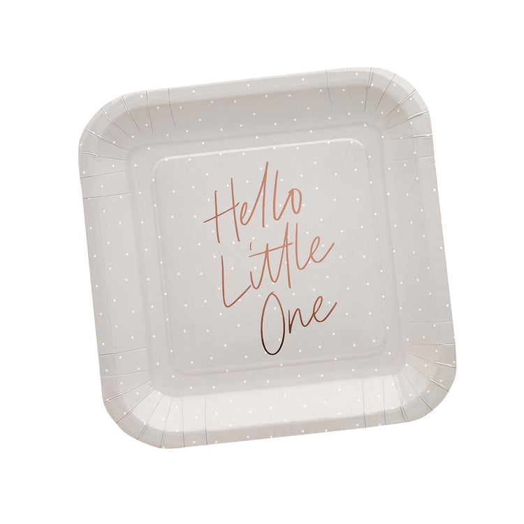 Hello Little One 23cm Paper Plates NPC