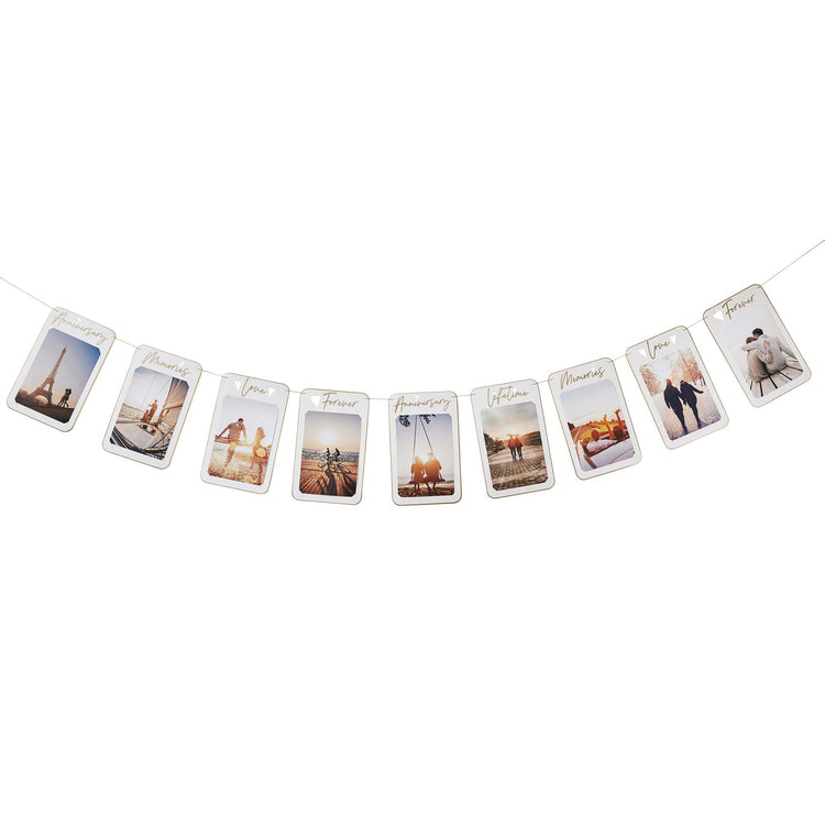 Anniversary Photo Card Banner 2.5m