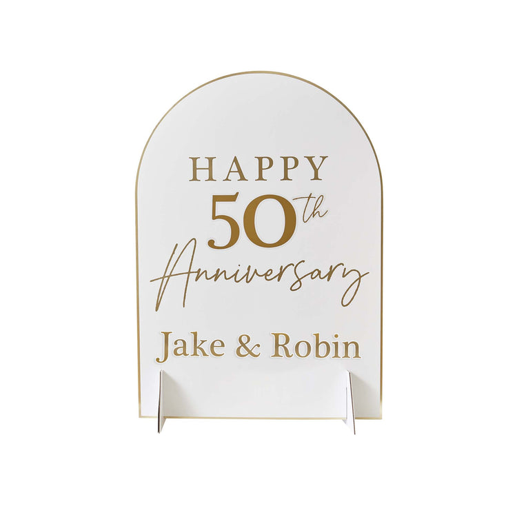 Anniversary Customisable Table Sign