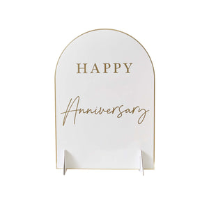Anniversary Customisable Table Sign