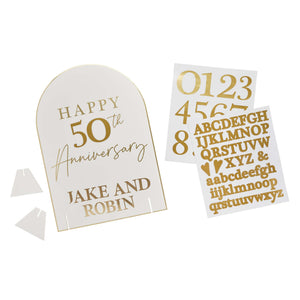 Anniversary Customisable Table Sign