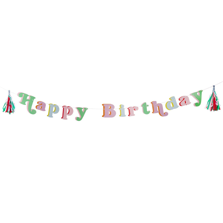 Bright Banquet Bright Banquet Happy Birthday Card Banner 2m