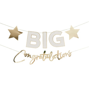 Big Congratulations Card Banner 2.2.5m