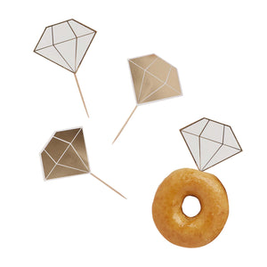 Bride to Be Diamond Food Picks