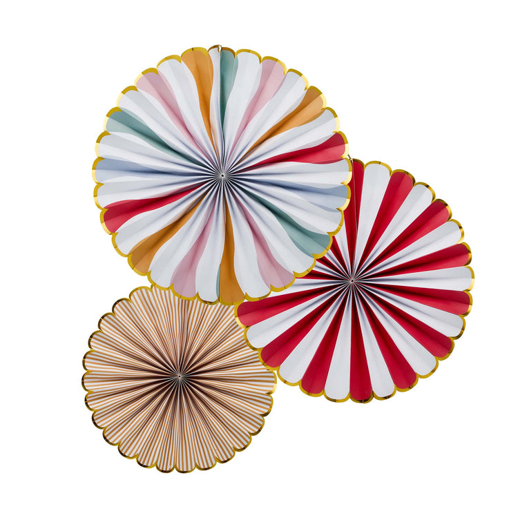 Circus Party Hangning Fan Decorations