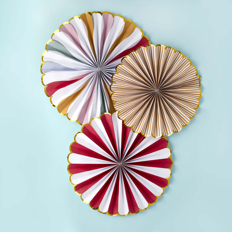 Circus Party Hangning Fan Decorations