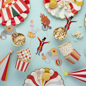 Circus Party Food Picks & Food Cup Set
