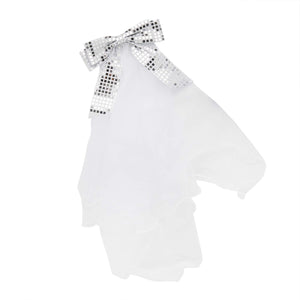 Disco Hen Bow Veil