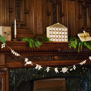 Festive Folklore Christmas Character Wooden Garland 2.5m