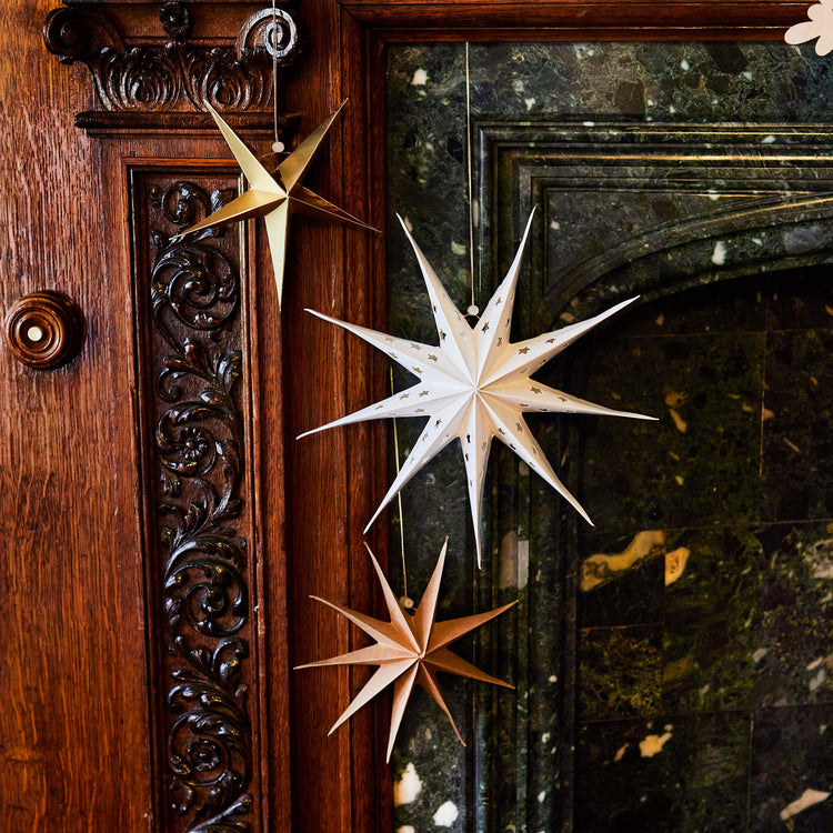 Festive Folklore Hanging Star Decoration Set