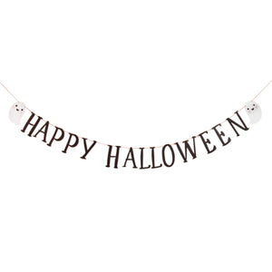Happy Halloween Ghost Character Card Banner 2m