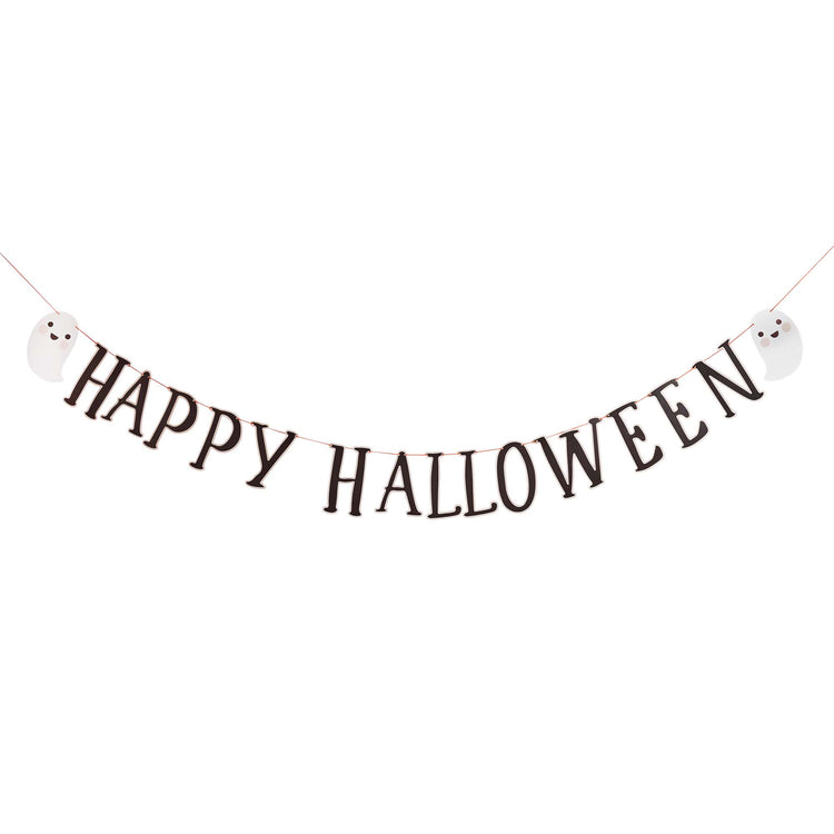 Happy Halloween Ghost Character Card Banner 2m