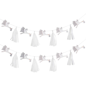 Hello Little One Stork And Tassel DIY Garland 3m