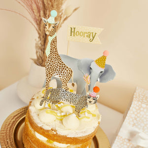 Party Animals Cake Topper Set