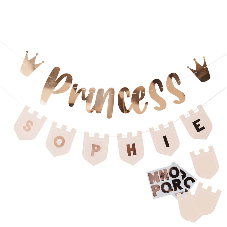 Little Princess Princess Customisable Card Banner 2.2m