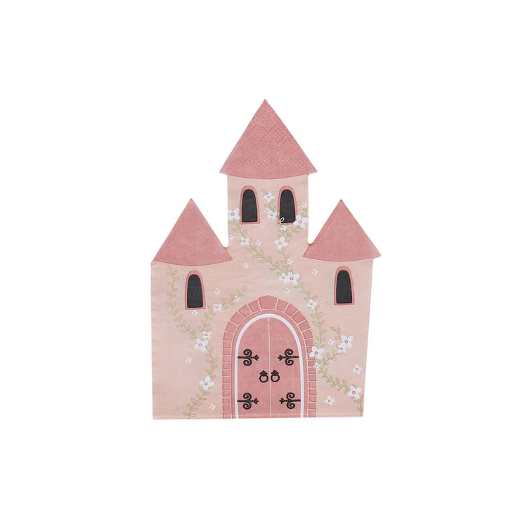 Little Princess Castle Shaped Napkins