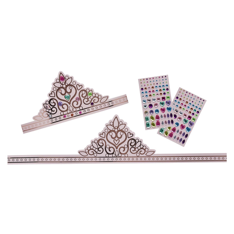 Little Princess DIY Princess Paper Tiara Kit & Gem Stickers
