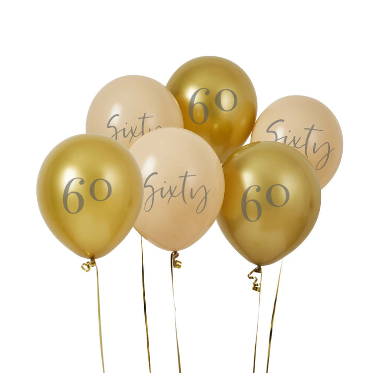 Milestone Birthday Balloon Bundle 60