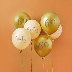 Milestone Birthday Balloon Bundle 60