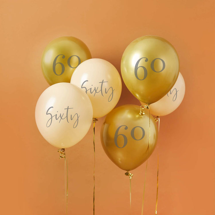 Milestone Birthday Balloon Bundle 60