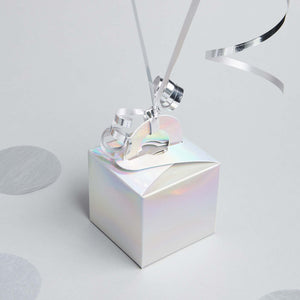 Metallic Mix Up Iridescent Balloon Weight Box