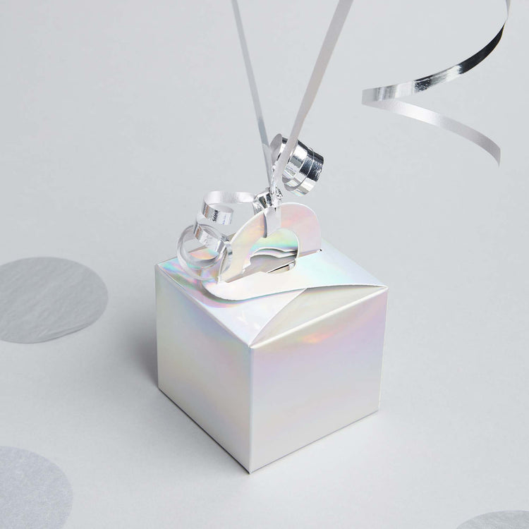 Metallic Mix Up Iridescent Balloon Weight Box