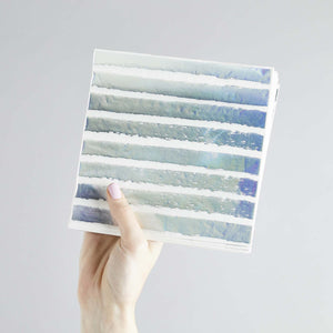 Metallic Mix Up Iridescent Striped Lunch Napkins