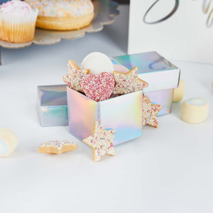 Metallic Mix Up Iridescent Favour Boxes