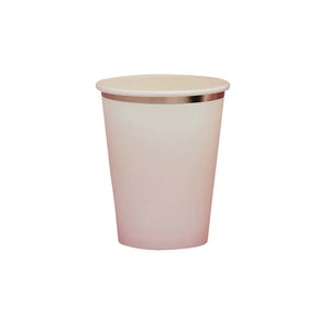 Ombre Metallic Rose Gold & Pink Ombre 250ml Paper Cups