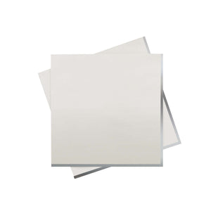 Ombre Metallic Silver & Grey Ombre Lunch Napkins