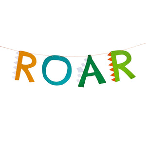 Party Dinosaurs Roar Card Banner 2m