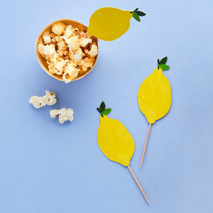 Summer Picnic Lemon Food Picks