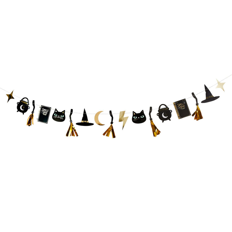 Spell Yeah! Magical Tassel Card Garland 2.5m